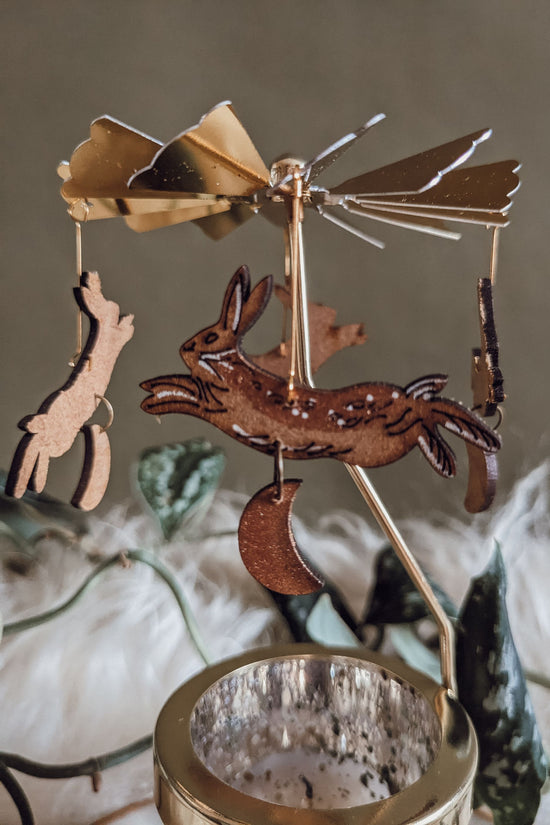 Hare Moon Candle Carousel