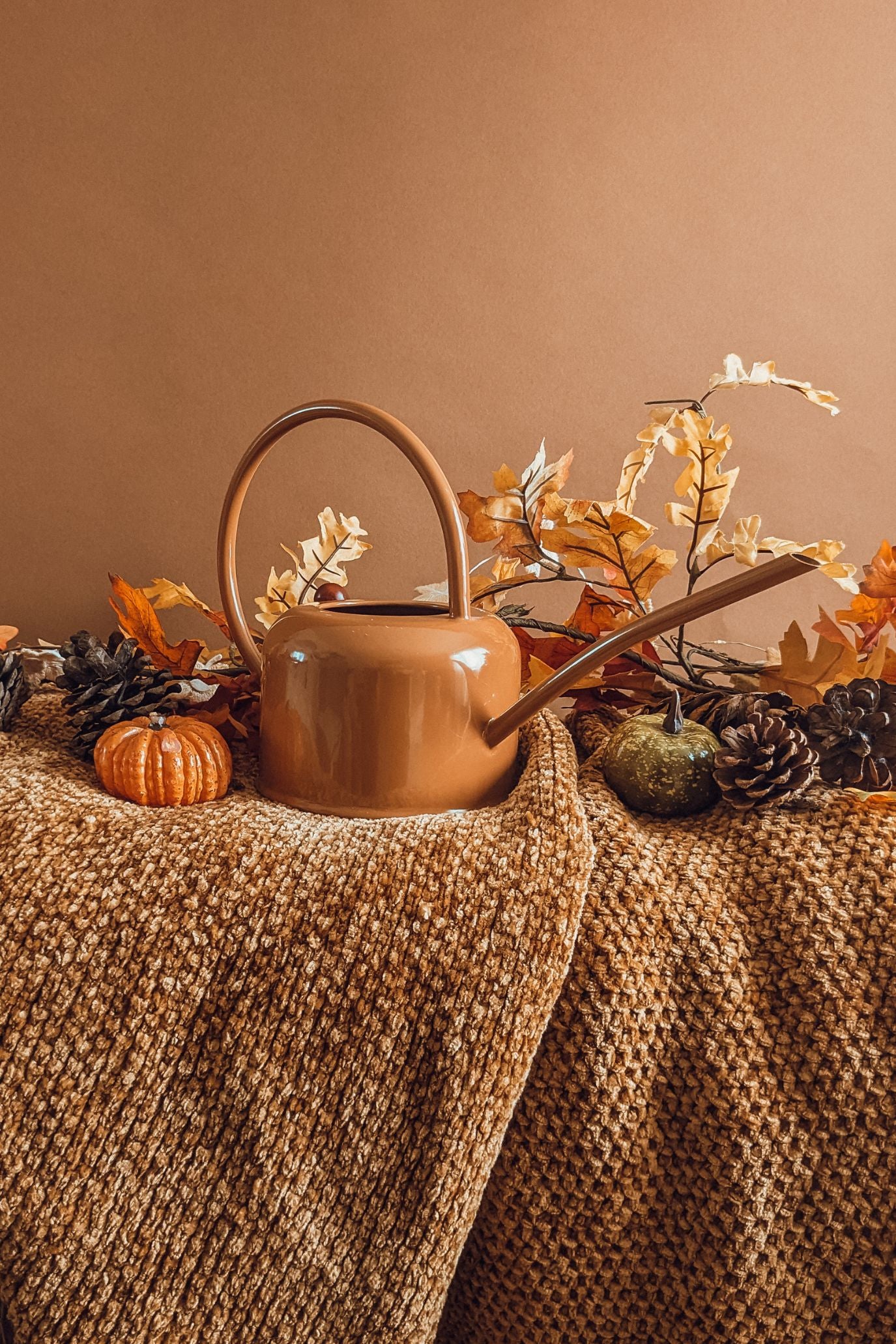 Metal 'Pumpkin' Watering Can