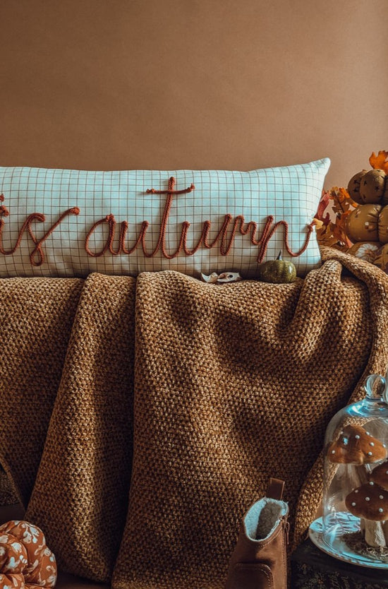 'Tis Autumn' Signature Lumber Cushion