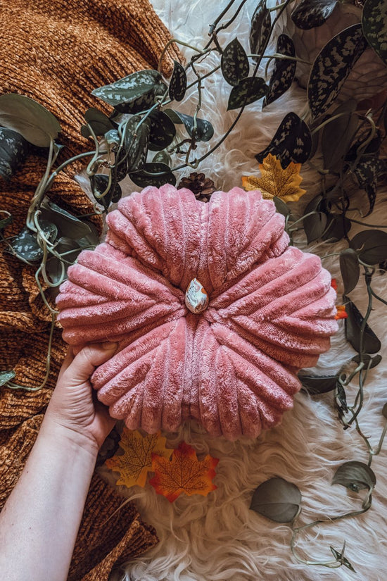 'Raspberry Harvest' Fur Tall Pumpkin