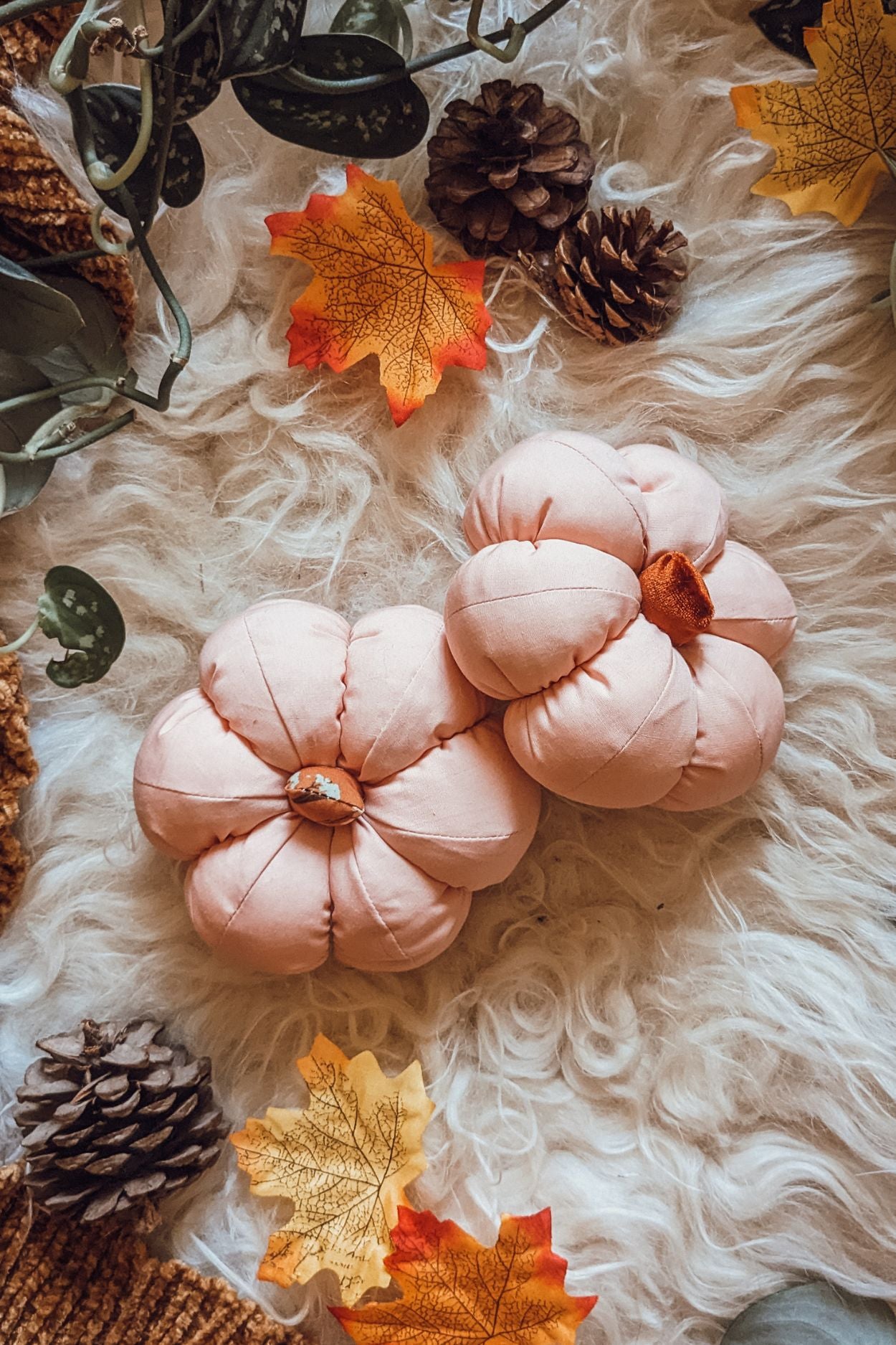 'Love Spell' Cotton Mini Pumpkin