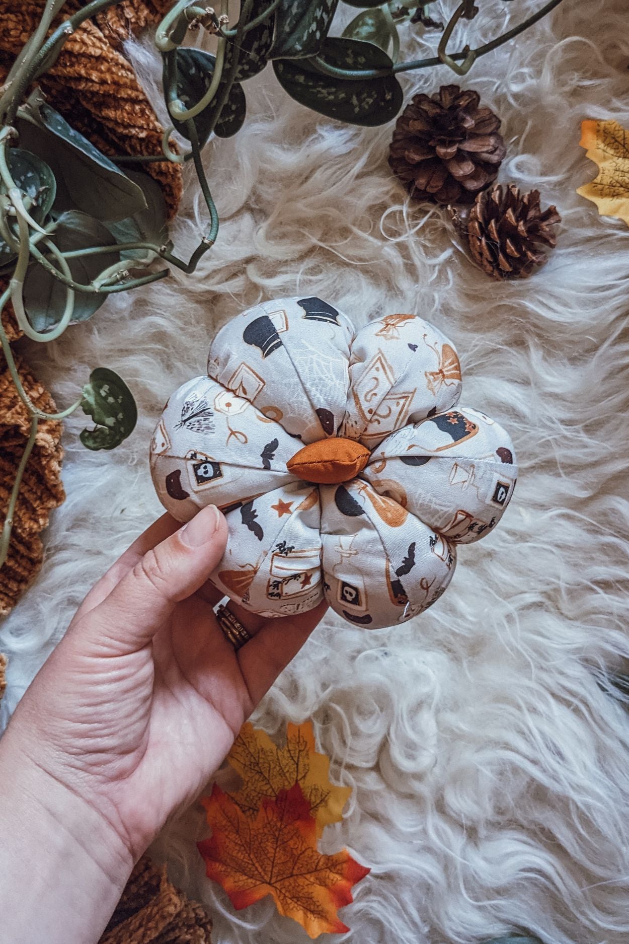 'Witches Store Cupboards' Cotton Mini Pumpkin