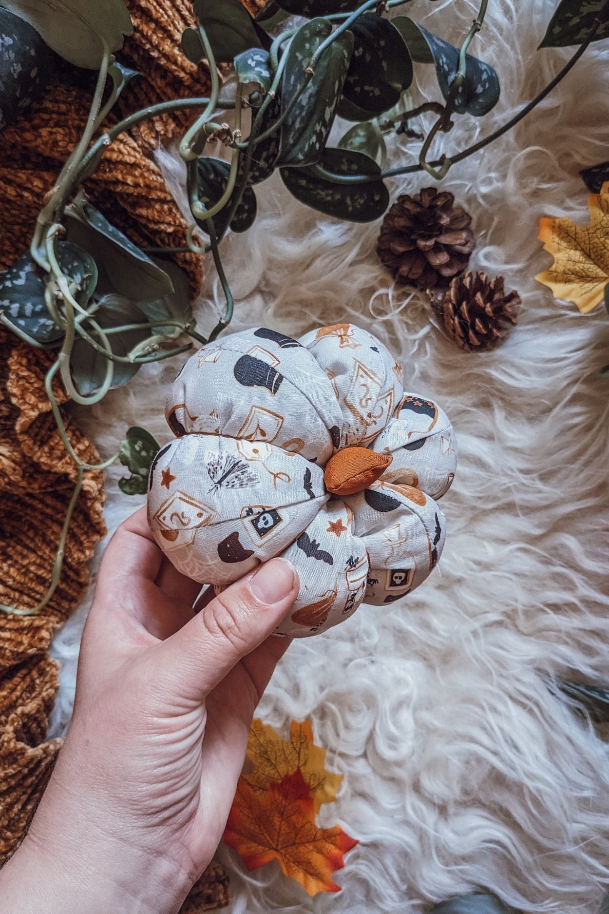 'Witches Store Cupboards' Cotton Mini Pumpkin