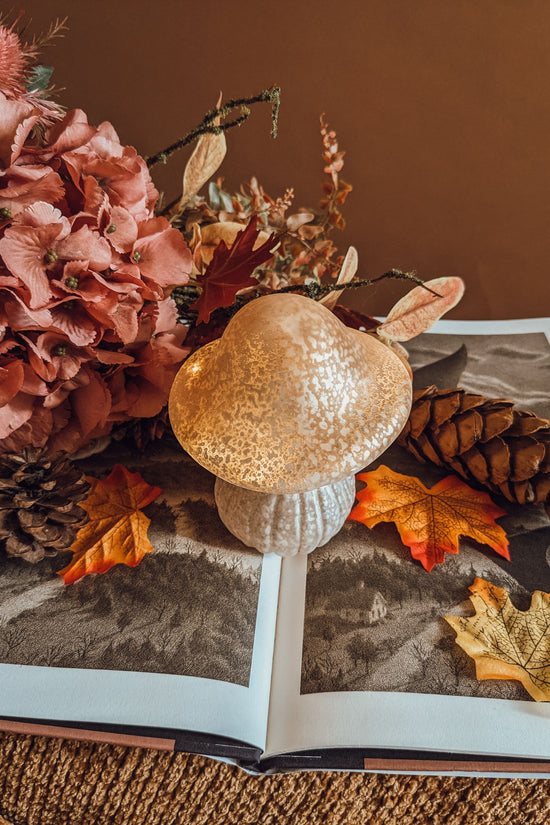 'Autumn Glow' Mushroom LED Light