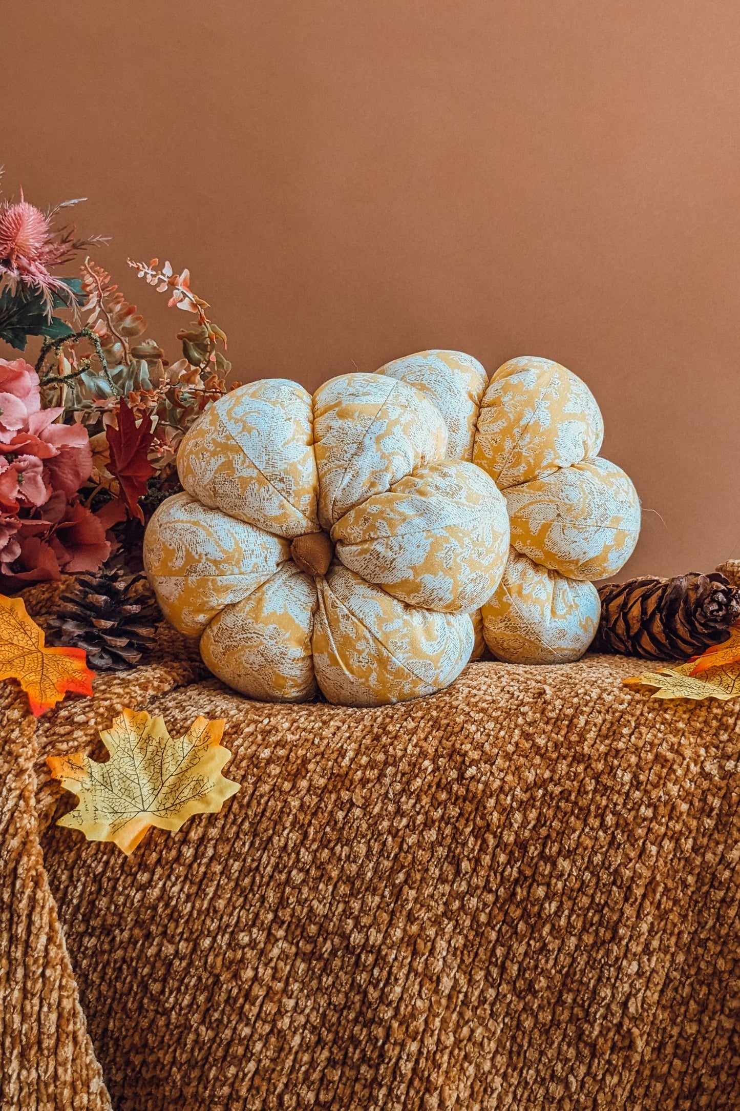 'Autumn Tapestry' Cotton Tall Pumpkin