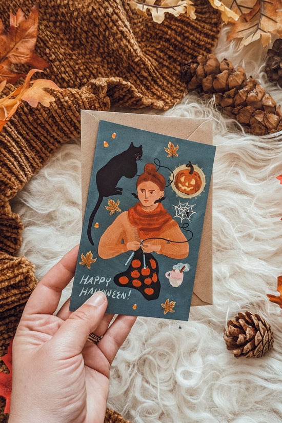 'That Autumn Girl' Halloween Greeting Card