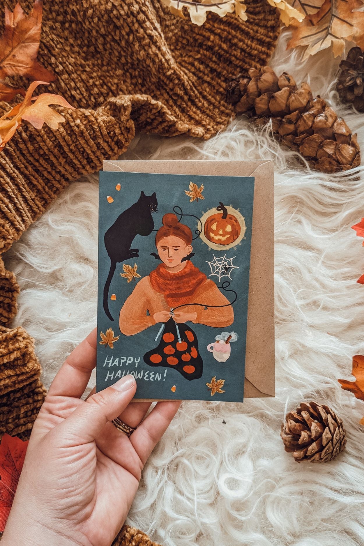 'That Autumn Girl' Halloween Greeting Card