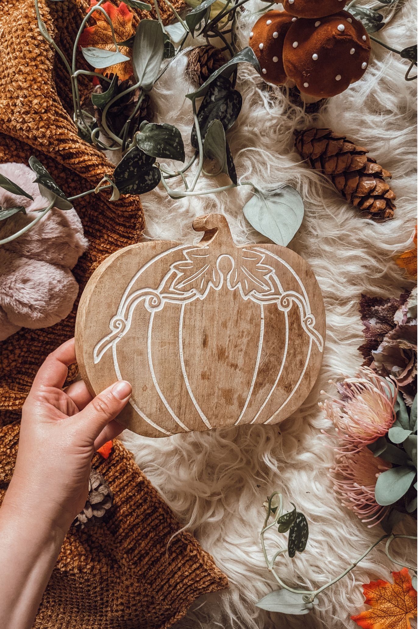 Pumpkin Patch Wooden Board