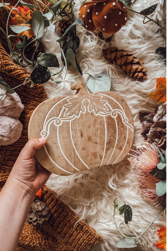 Pumpkin Patch Wooden Board