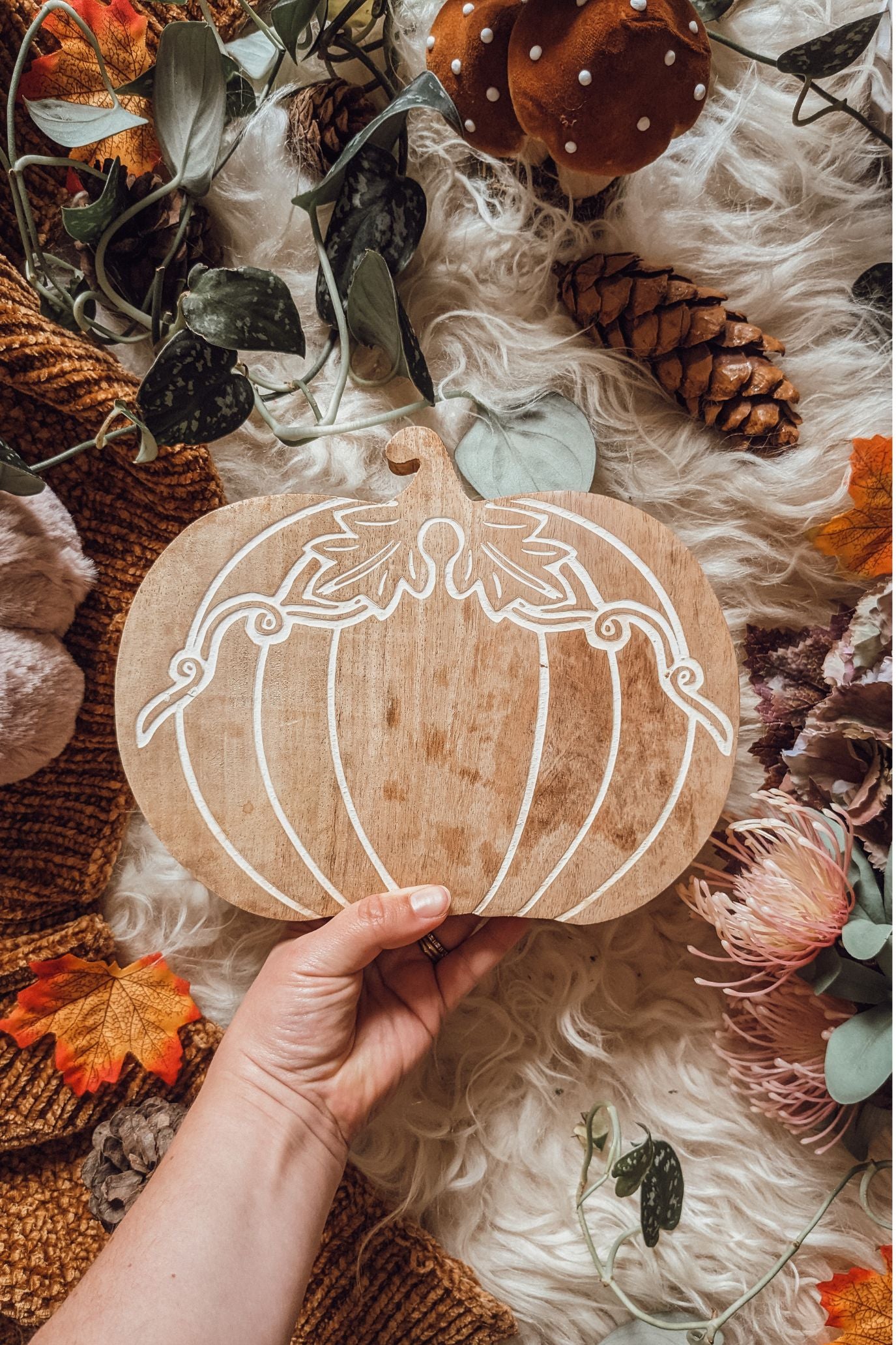 Pumpkin Patch Wooden Board