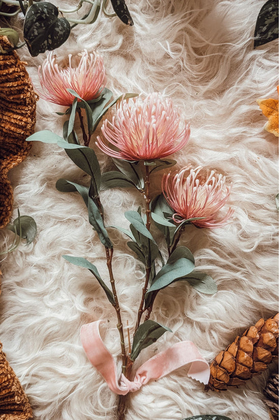 Pink Protea Floral Stem