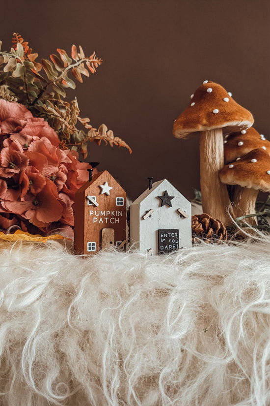 'Pumpkin Patch' Wooden House