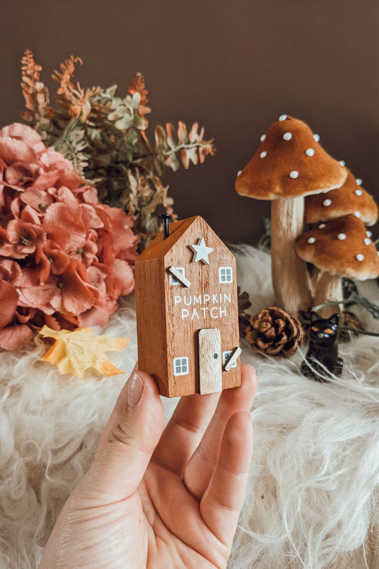 'Pumpkin Patch' Wooden House