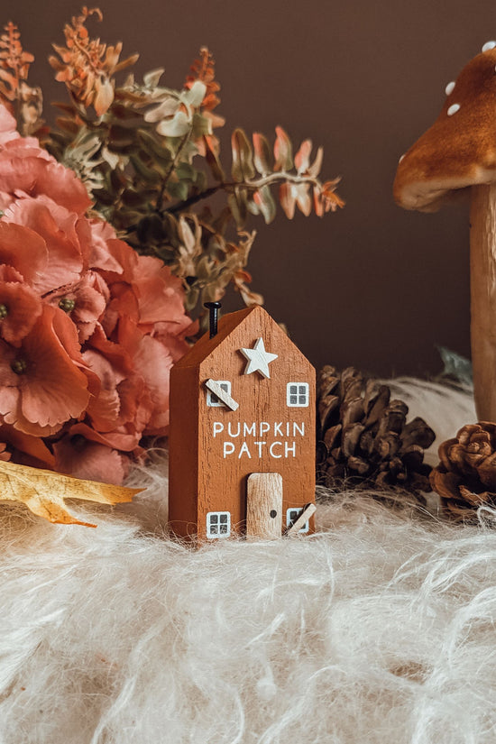 'Pumpkin Patch' Wooden House