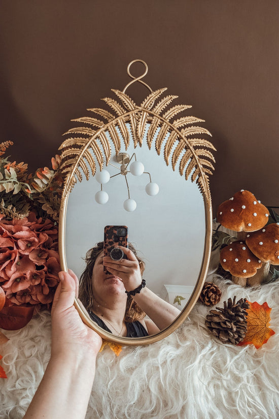 Vintage Fern Mirror