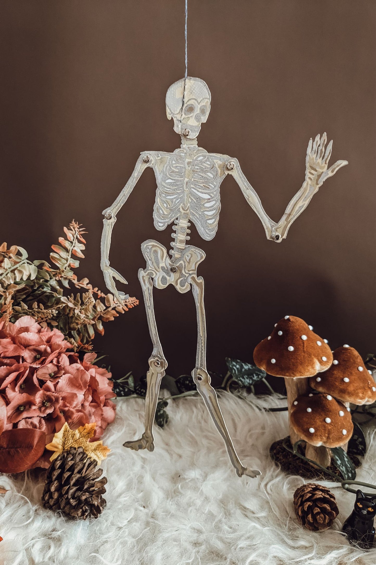 Dancing Skeleton Paper Decorations