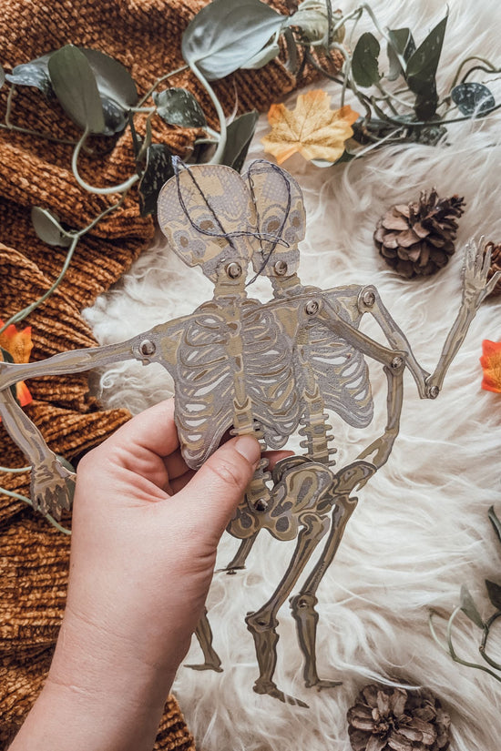 Dancing Skeleton Paper Decorations