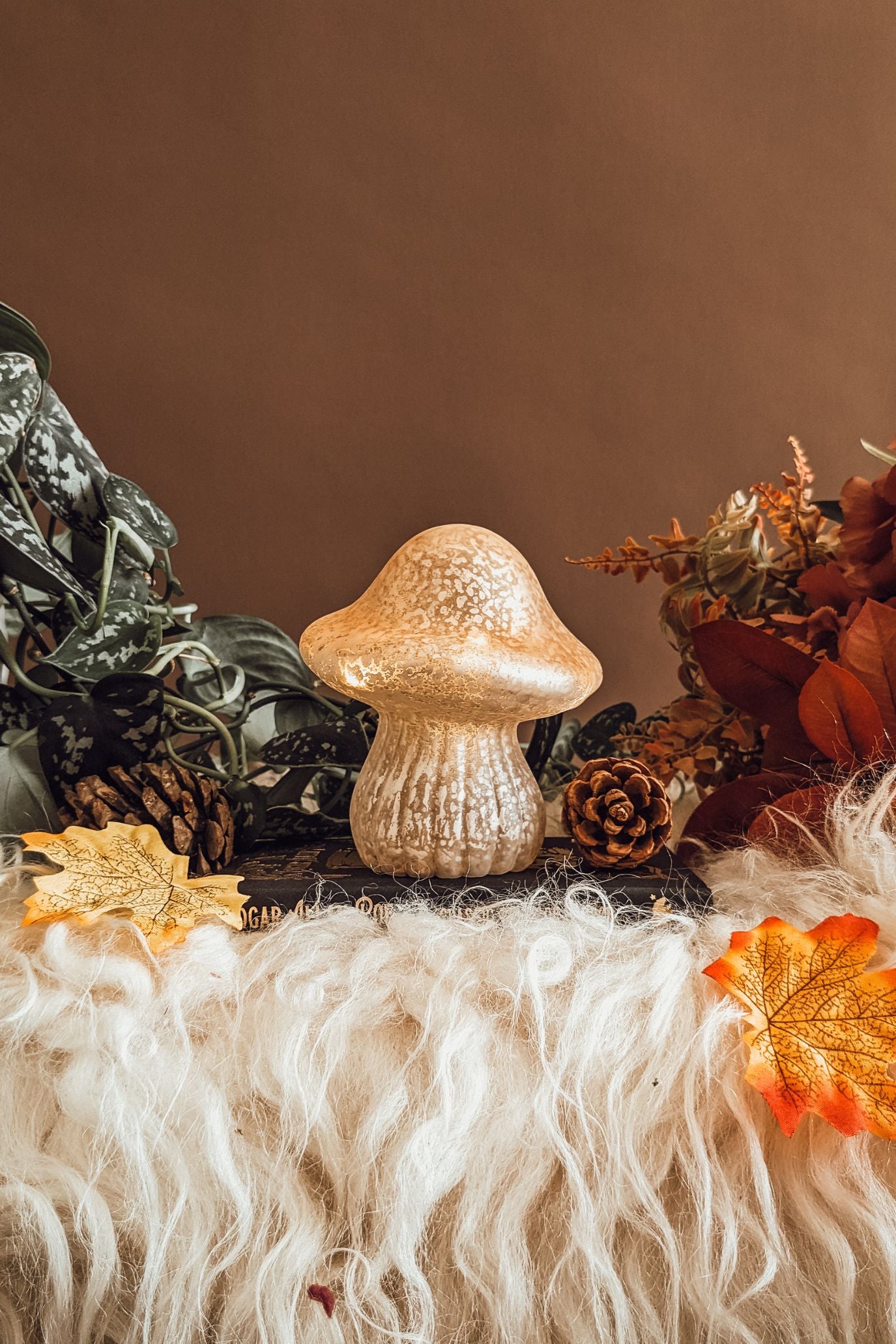 'Autumn Glow' Mushroom LED Light