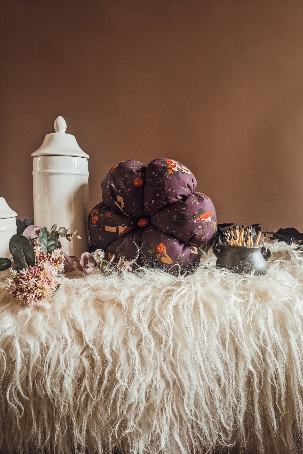 'The Witches Coven' Cotton Jumbo Pumpkin