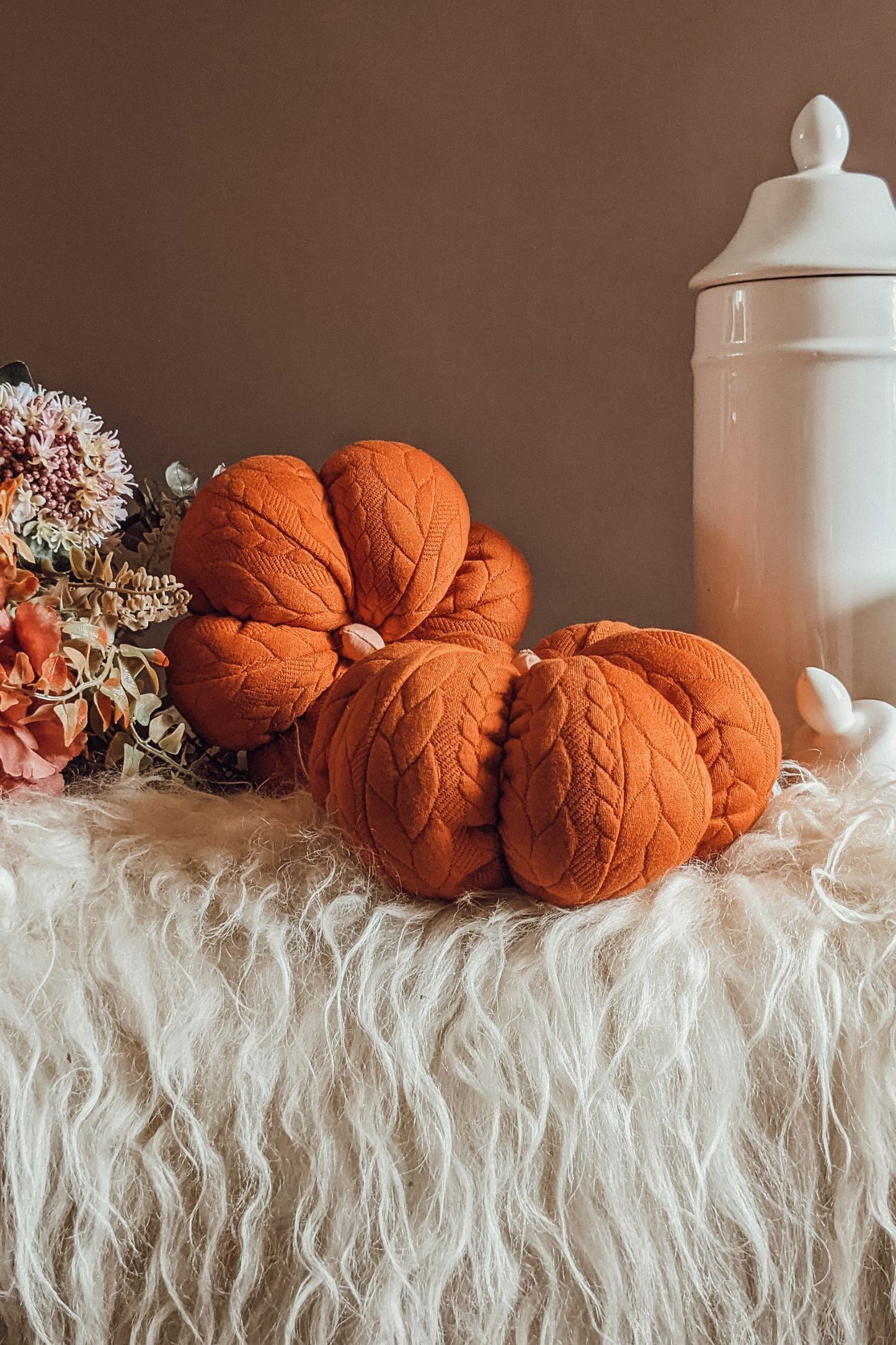 'Trick-Or-Treat' Cotton Grande Pumpkin