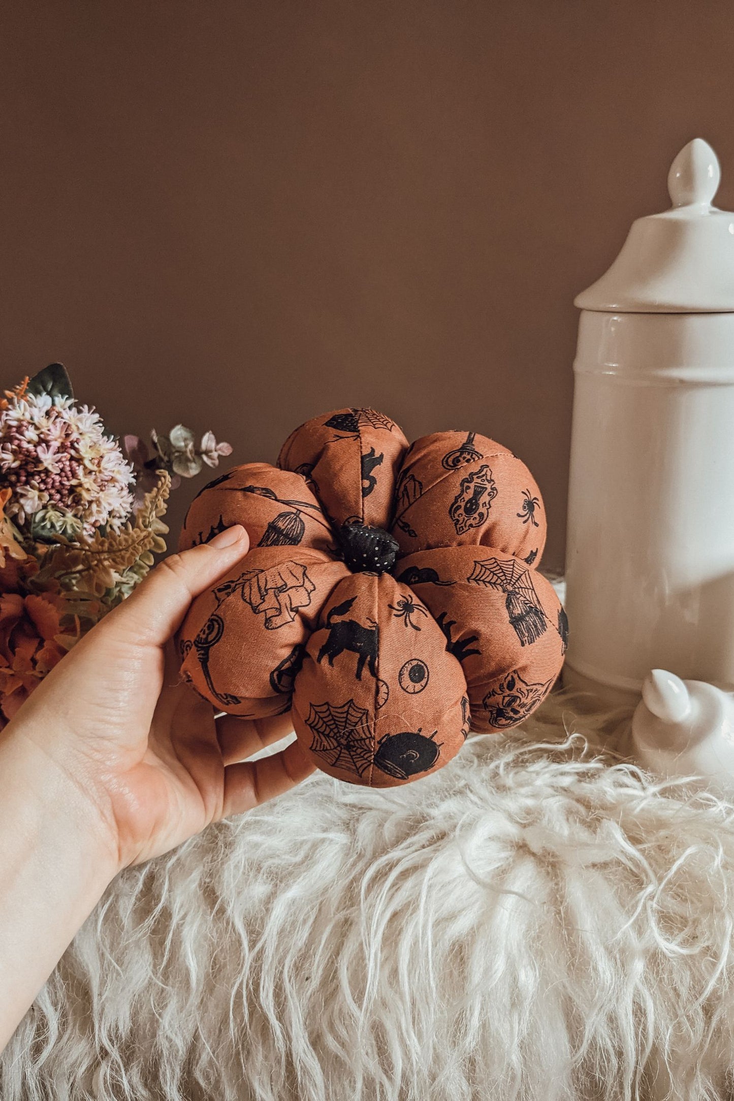 'Double, Double Toil + Trouble' Cotton Grande Pumpkin