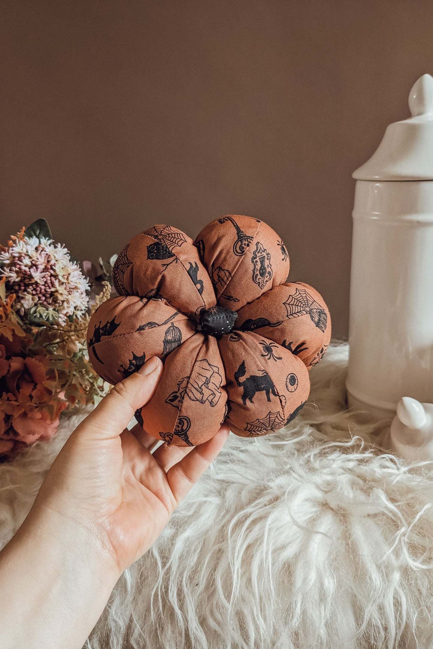 'Double, Double Toil + Trouble' Cotton Grande Pumpkin