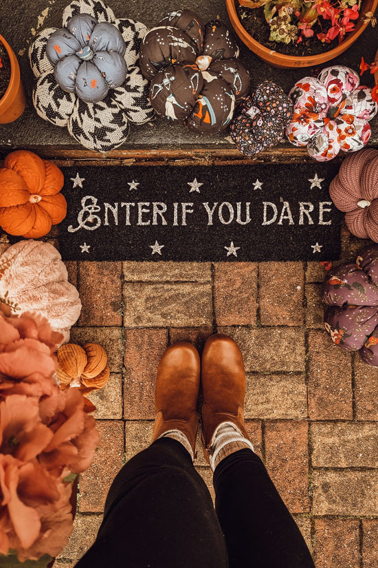 'Enter If You Dare' Doormat